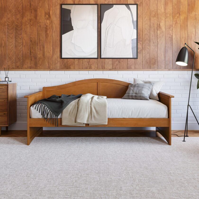 Black Acadia Twin Wood Daybed - Front View - Roomsetting